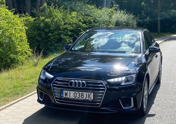 Audi A4 cena 115500 przebieg: 91150, rok produkcji 2019 z Gdynia małe 277